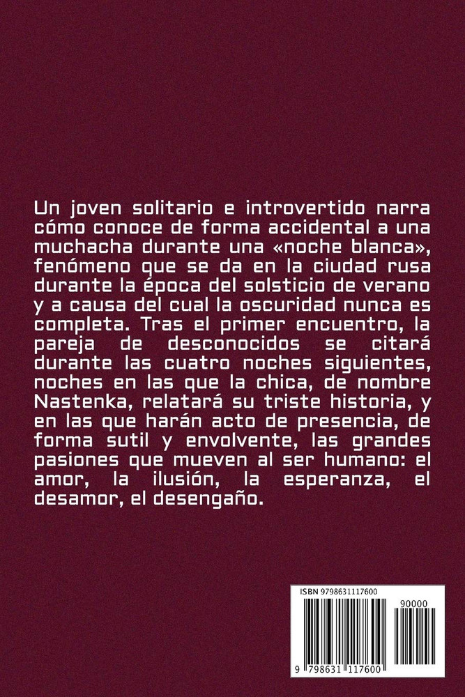 Noches Blancas (Spanish Edition)