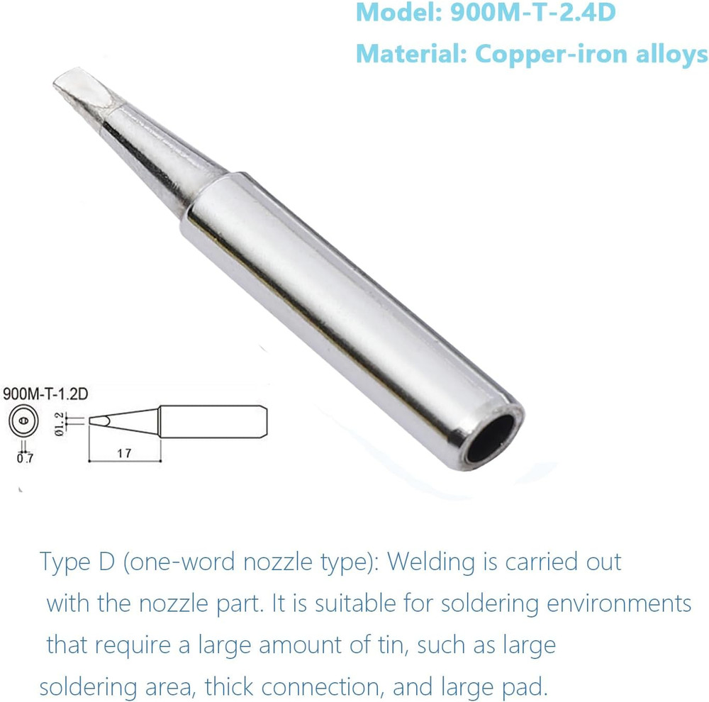 Soldering Iron Tips,900M Solder Tip Replacement, Solder Welding Replacement Tip