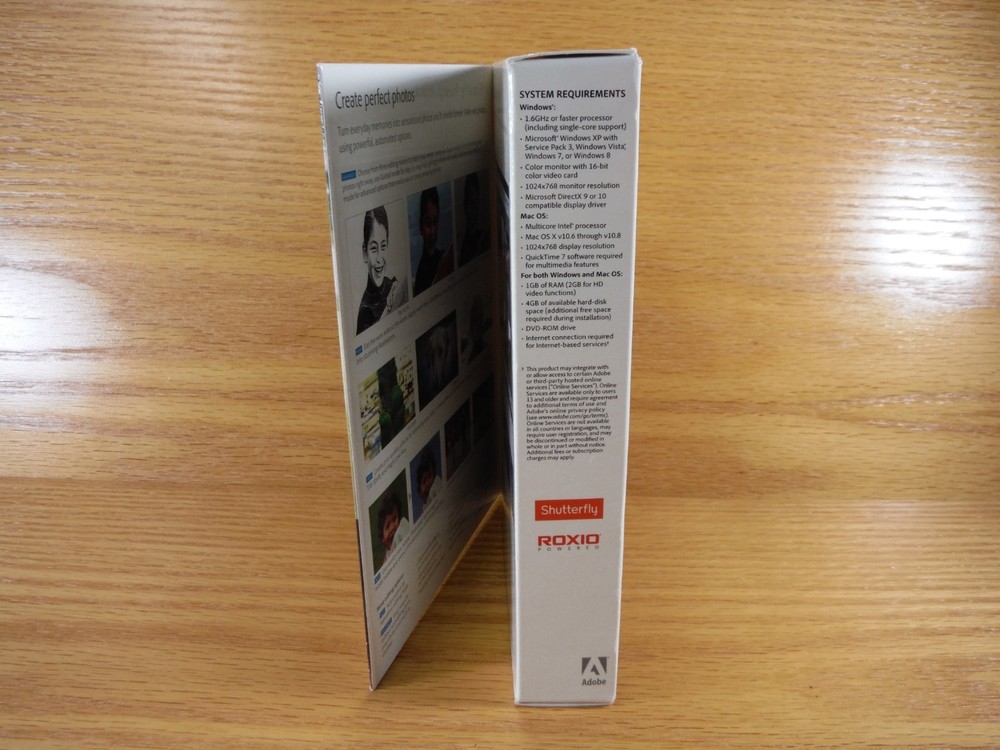 Adobe Photoshop Elements 11 for WIN & MAC *WILL NOT WORK FOR WIN 10 or 11.