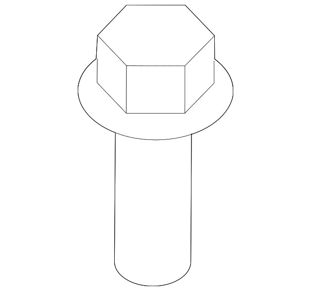 Genuine Ford Engine Mount Bolt W500433-S439