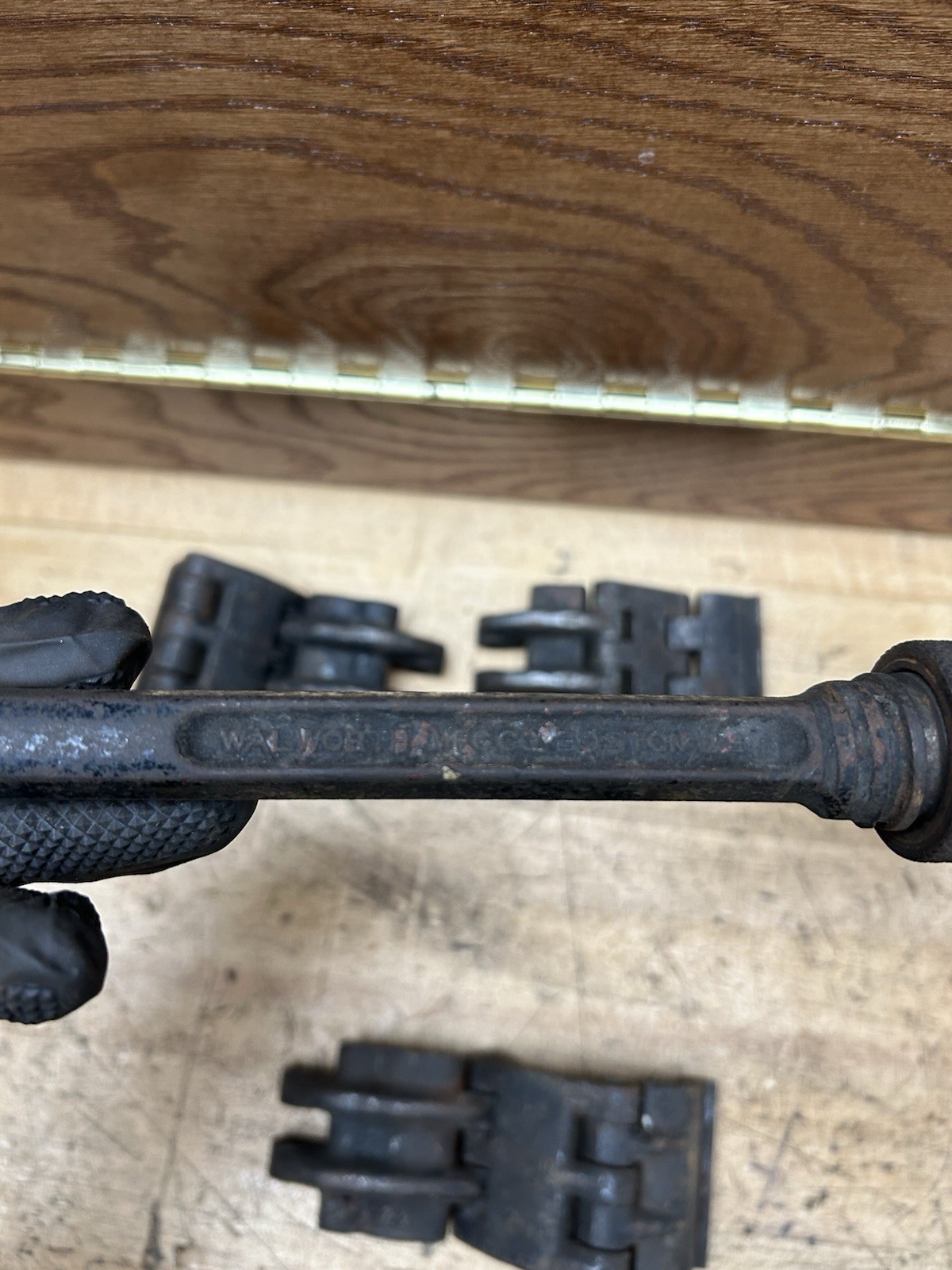 Antique Walworth Parmalee No. 1 Pipe Wrench With 4 Heads, RARE, Pat. 1907, USA