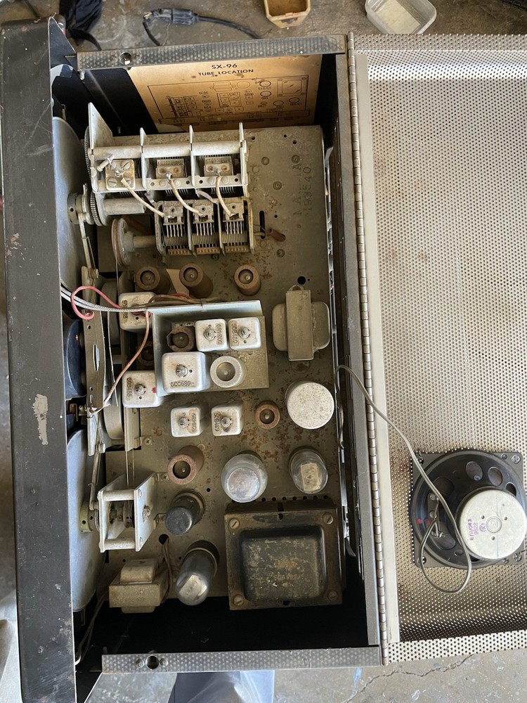 Hallicrafters SX-96 Radio High Frequency (HF) Receiver, Tested