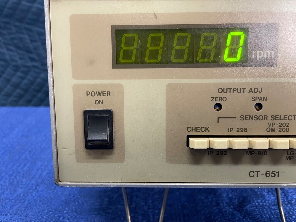 Ono Sokki CT-651 Digital Engine Tachometer