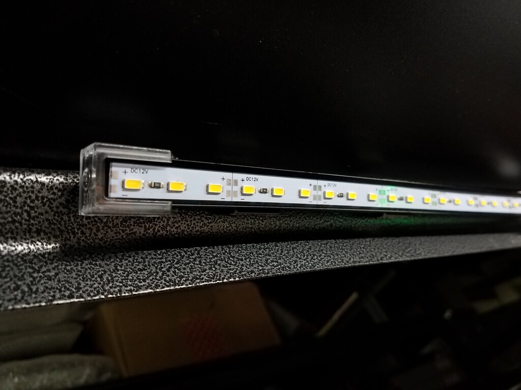 Super Bright Magnet LED Light Workbench Toolbox Auto Shop Under Cabinet Black