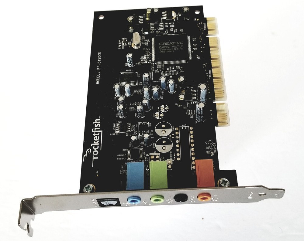 Rocketfish PCI Sound Card RF- 51SDCD