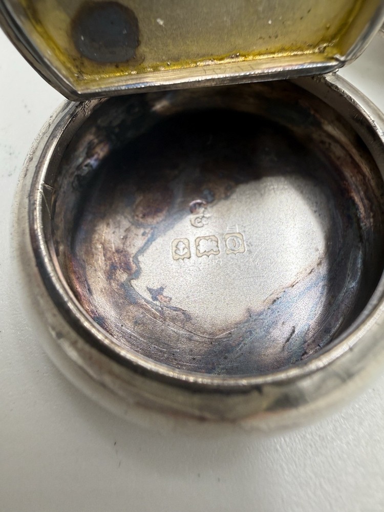 Two Sterling Silver Snuff Boxes