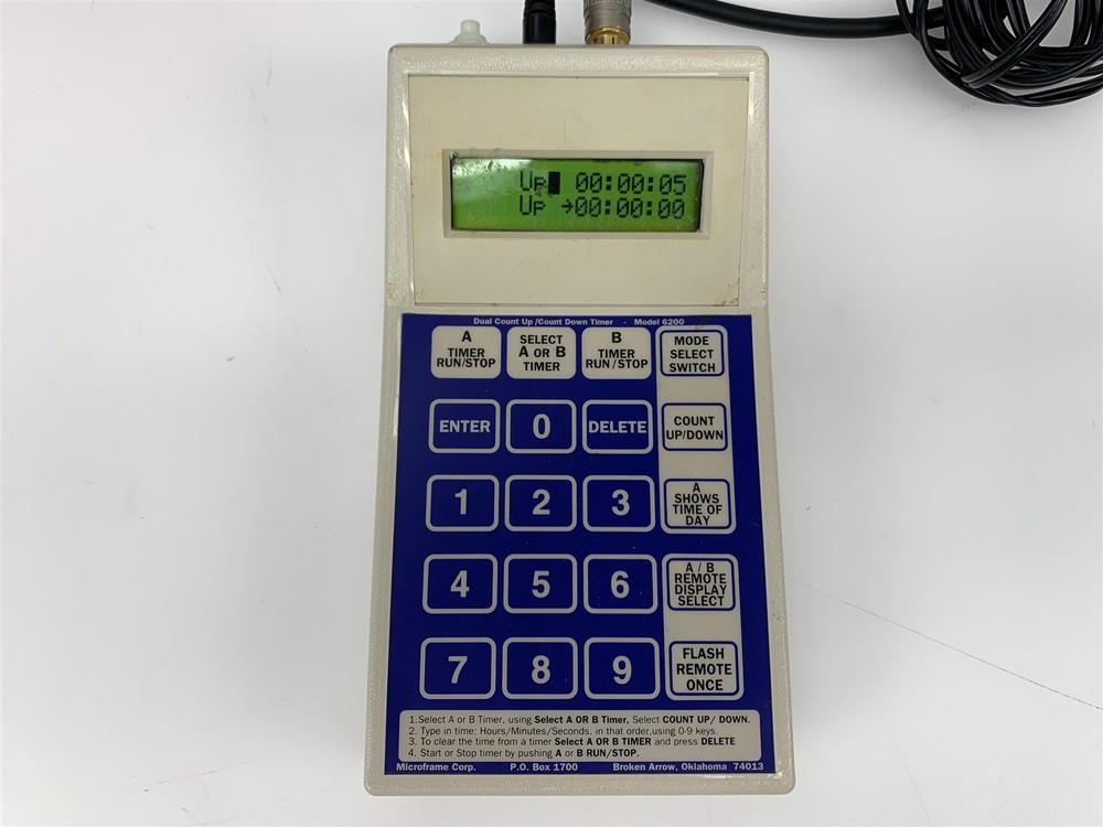 Microframe 900 Score Board Timer with Remote 6200
