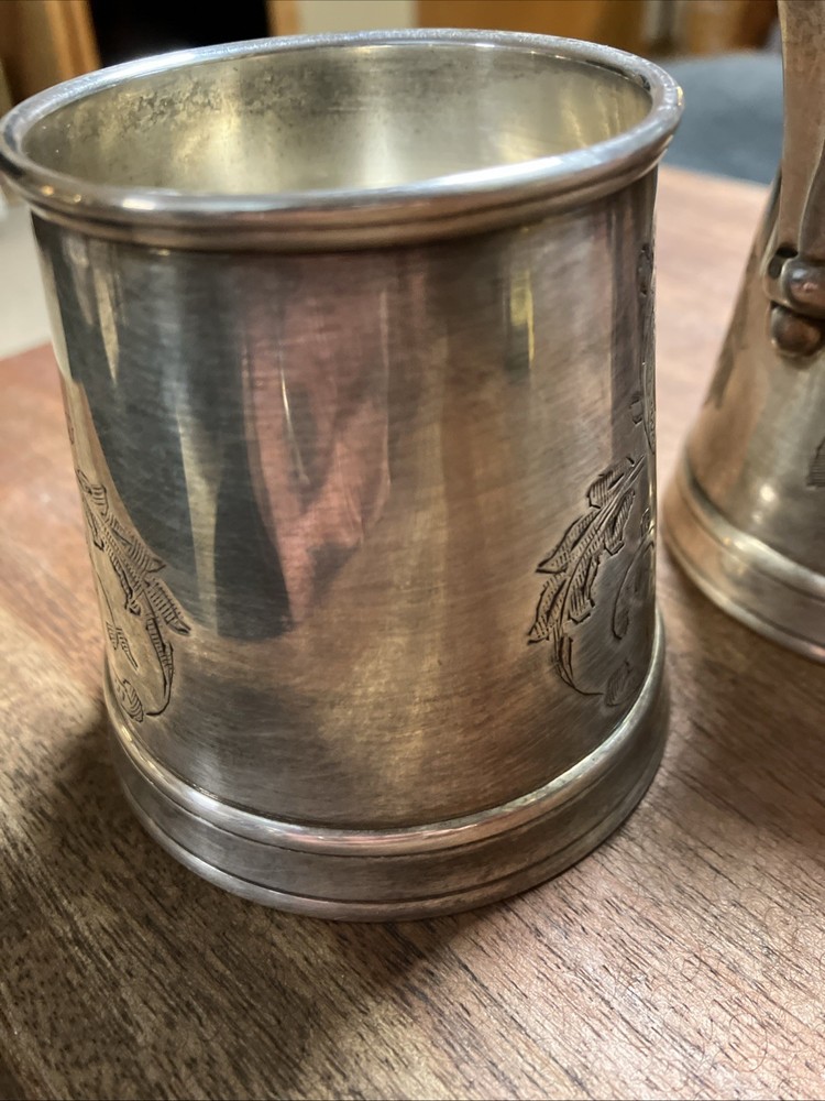 William Adams Silverplate Creamer and Sugar Set