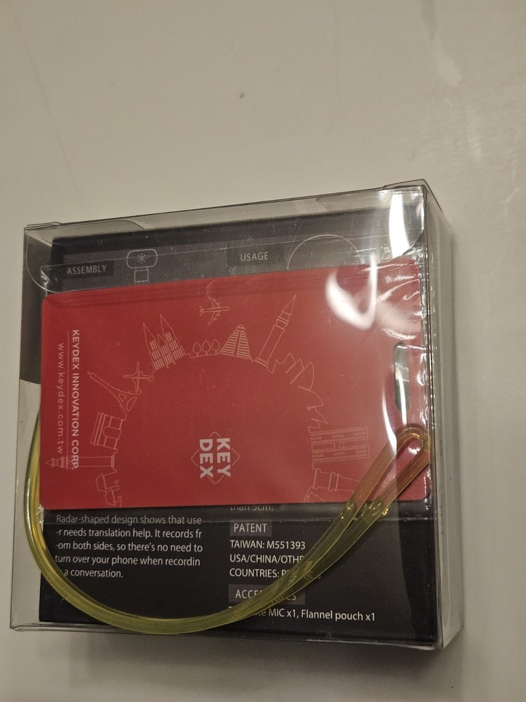 New Translate Mic. Designed For Translate App. Type C Double Sided Recording