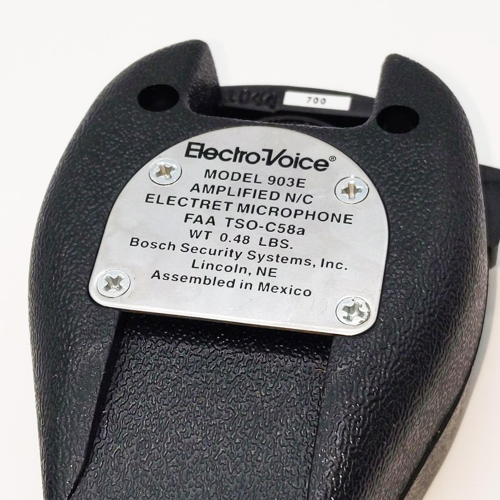 EV Telex 903E Aviation Condenser Microphone