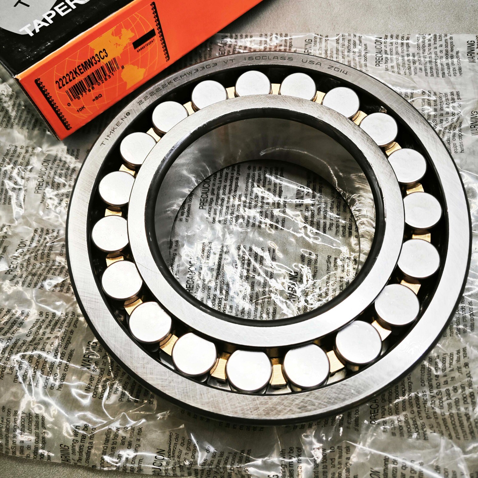 New Spherical Roller Bearing for Timken 110 x 200 x 53 mm 22222KEMW33C3