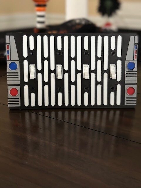 Star Wars Inspired Light Switch Cover Plates