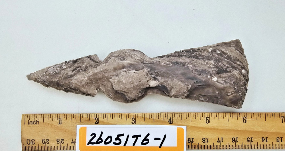 6" Stone Tomahawk Head - AX - Pow-Wow - Hand Knapped Agate