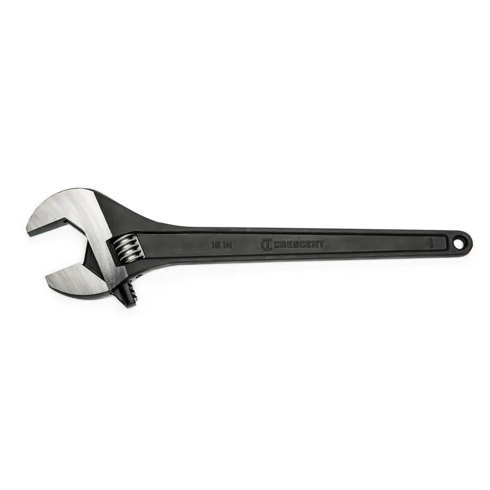 18 In. Black Oxide Adjustable Wrench