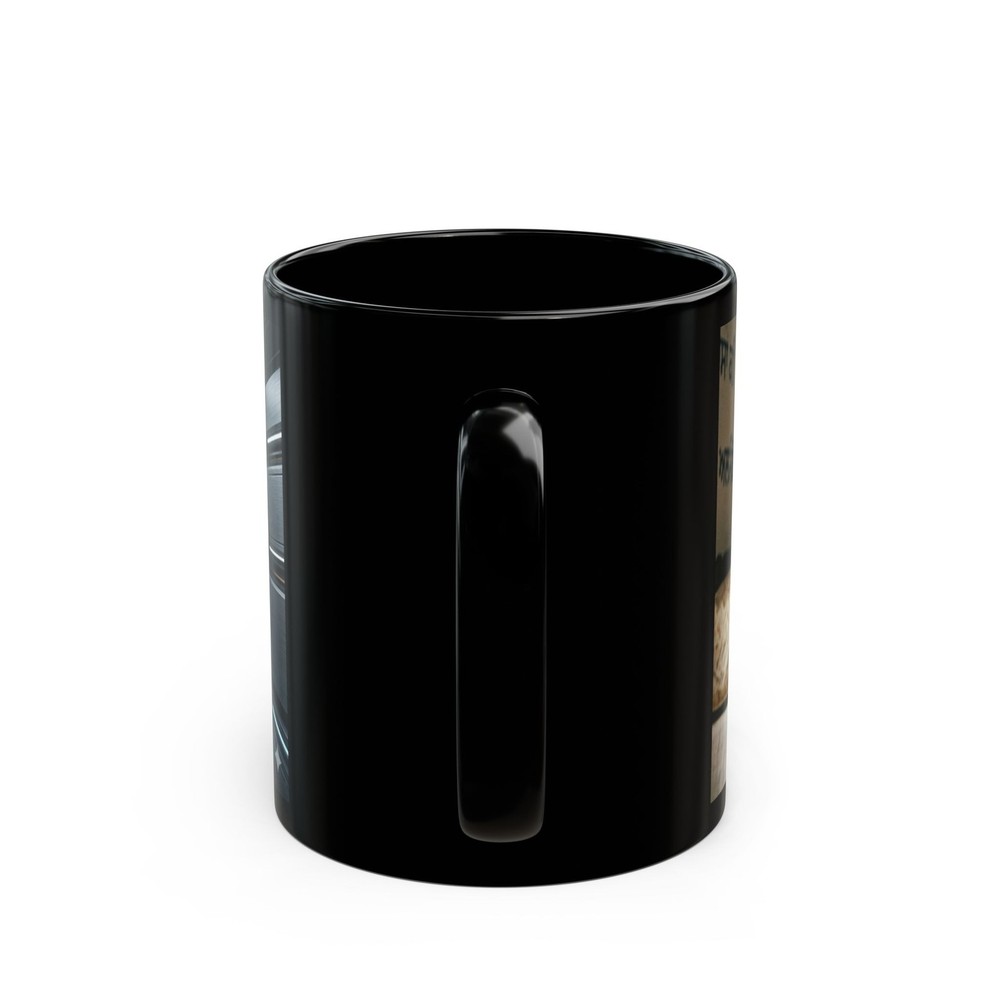 Cyber Sikh Warrior Mug | Black Ceramic Mug