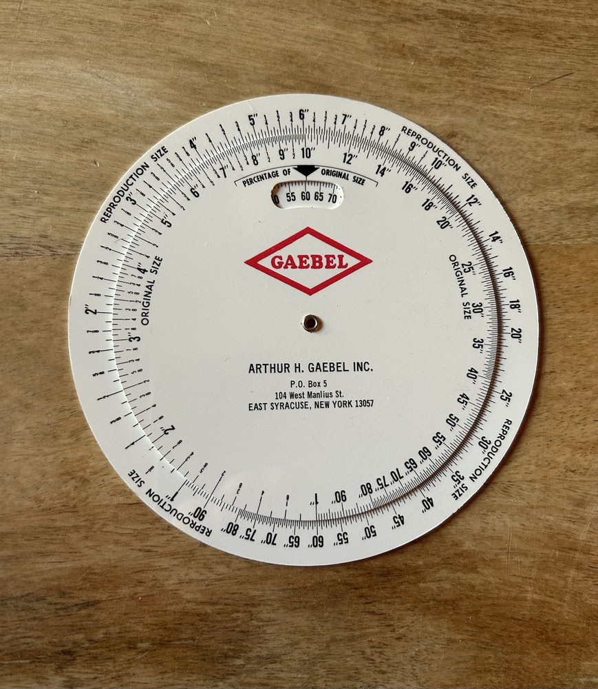 Vintage Calculating Measuring Ruler Set