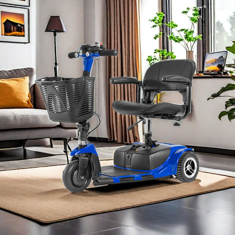 3 Wheels Mobility Scooter Electric Powered Mobile Folding Wheelchairs Device US
