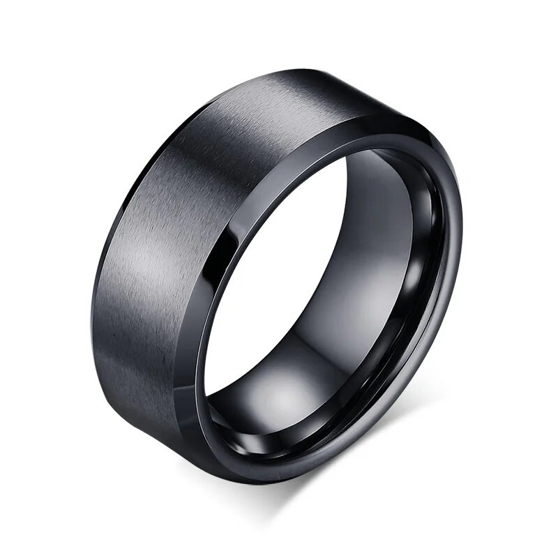 Tungsten Carbide Wedding Band Ring Brushed Silver Mens Jewelry Size 5-17 + Half