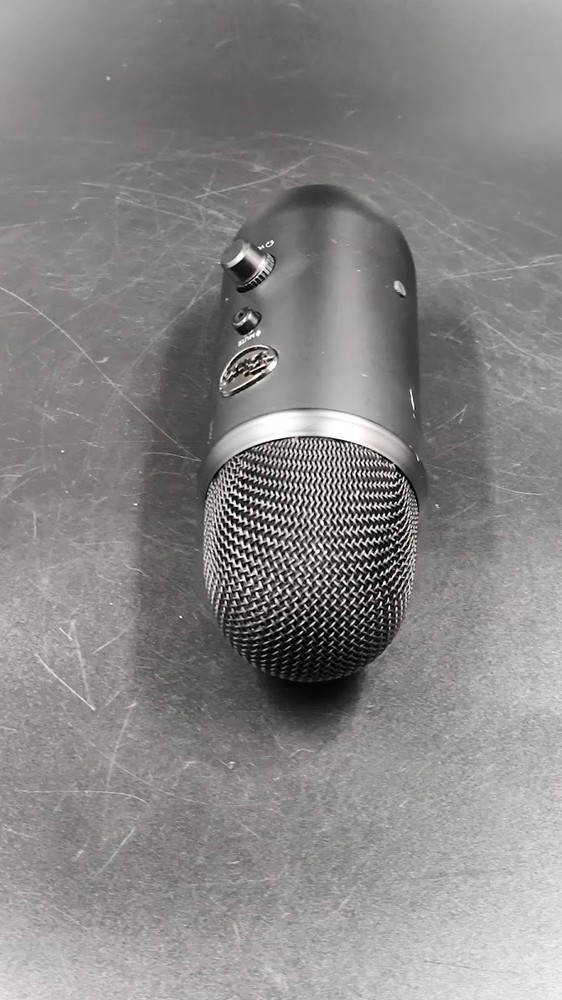 Blue Yeti Microphone Used Working Black