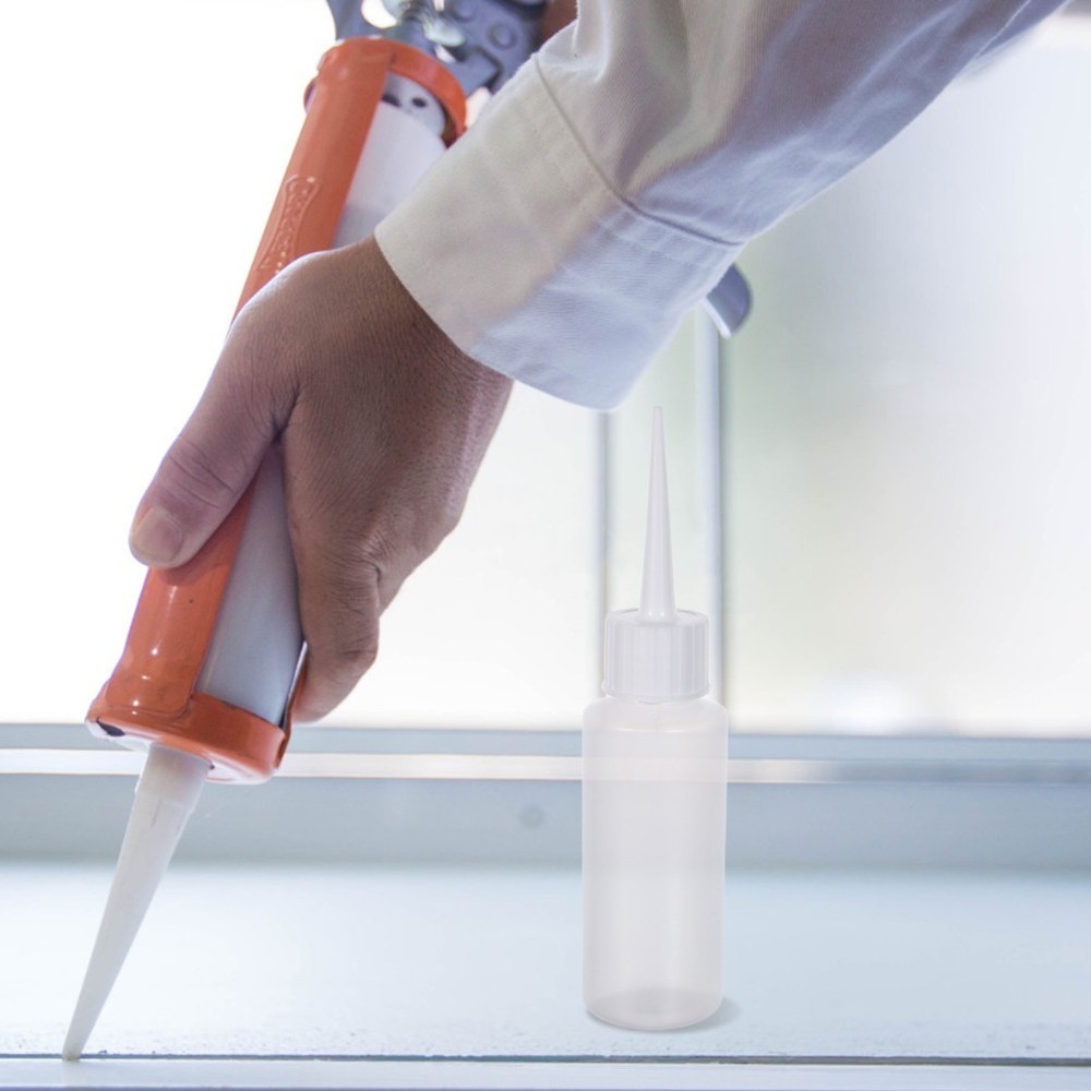 100 Pcs Sewing Agent Bottle Squeeze with Needle Tip Fine Bottles Empty Dropper