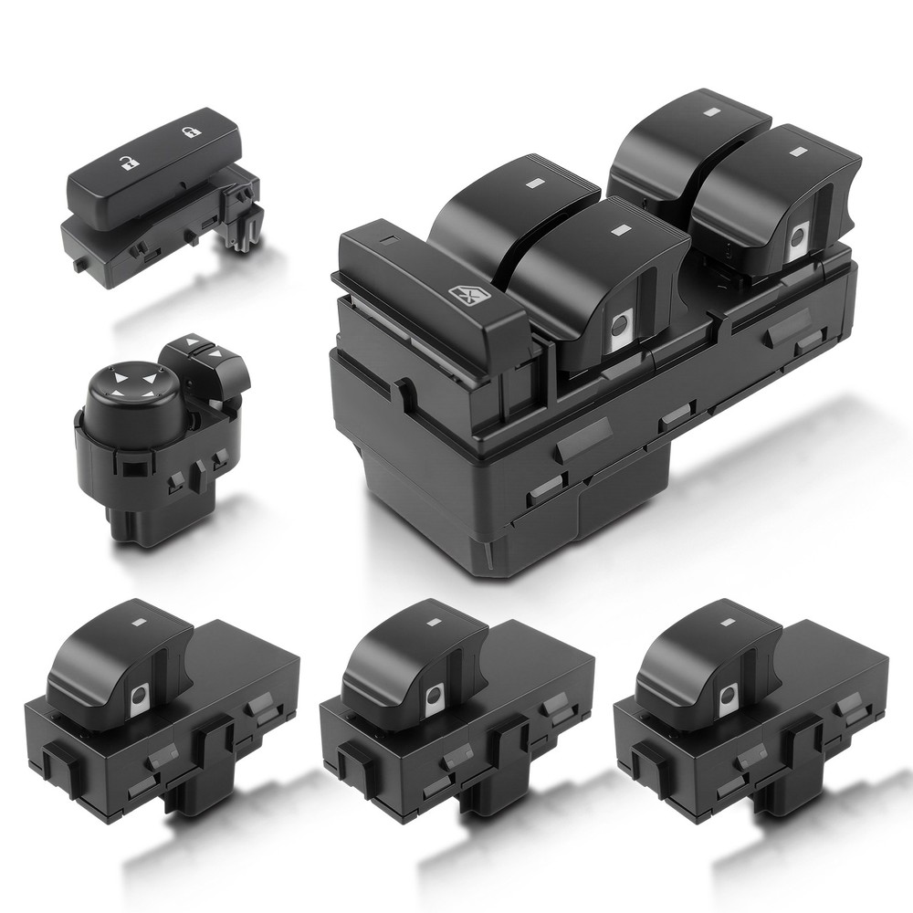 Full Set Power Window Control Switch For Chevy Silverado GMC Sierra 2009-2014
