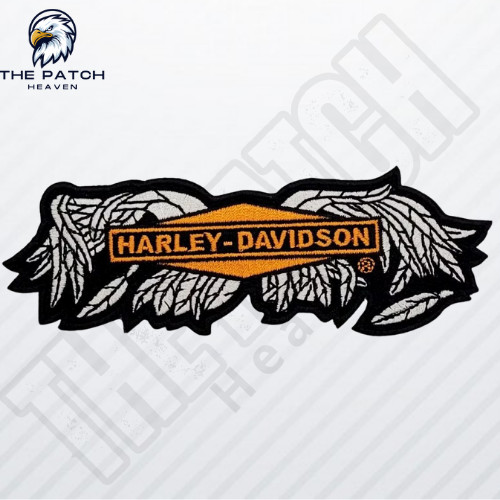 Harley-Davidson 100% Embroidered patch sew on / iron small logo patch Free Ship