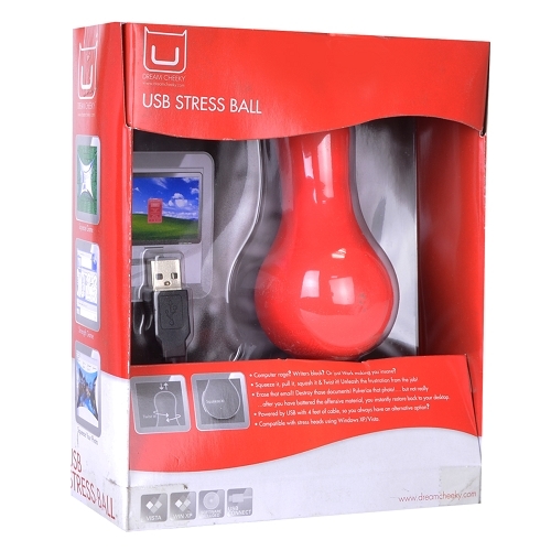 Dream Cheeky USB Stress Ball (Red)