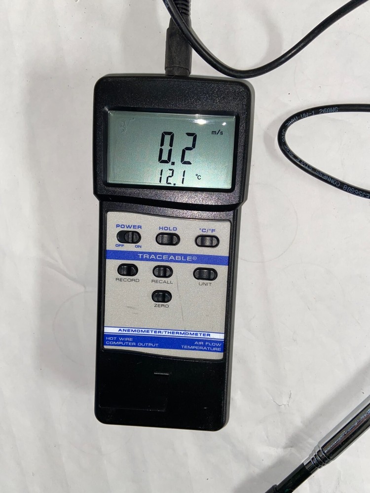 VWR / Traceable 4330 Hot Wire Anemometer / Thermometer w/ Telescopic Probe