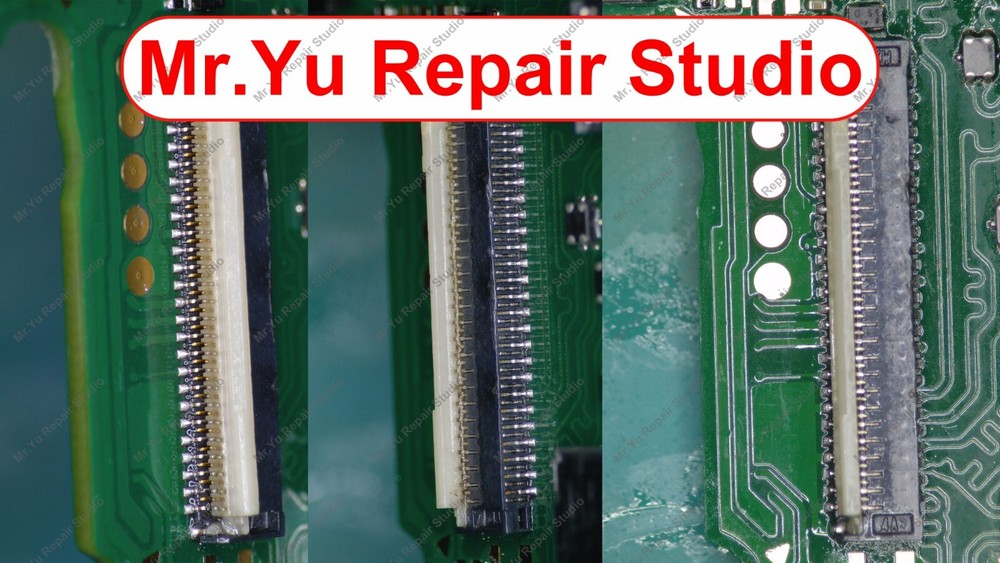 Soder pads rebuild and connector replacement service (entire console)