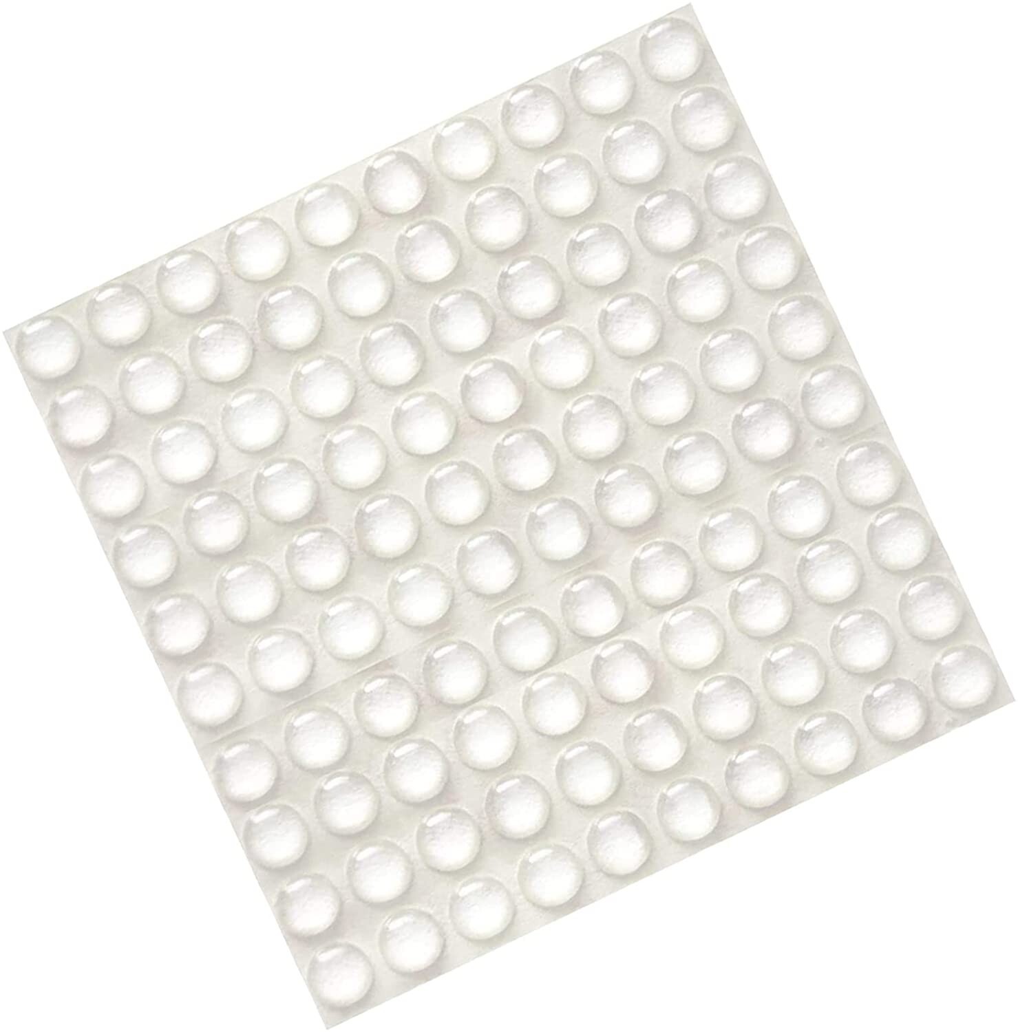 100pcs Drawer Rubber Bumpers Pads Clear Cabinet Door Dots Self Adhesive Feet