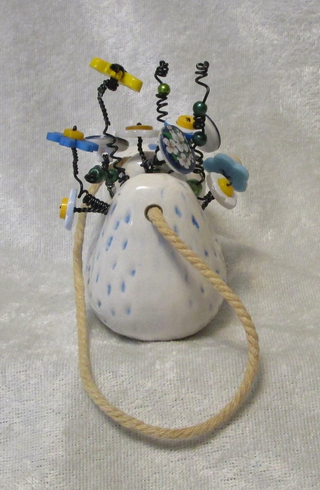 Button Bouquet Hanging Sloth