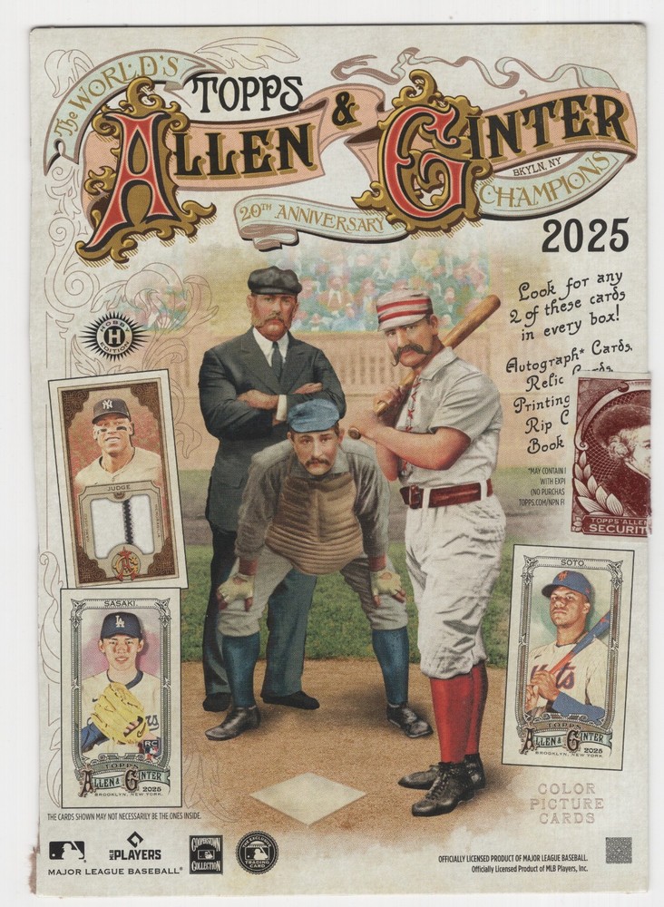2025 TOPPS ALLEN & GINTER BASEBALL MINI INSERT CARDS YOU PICK