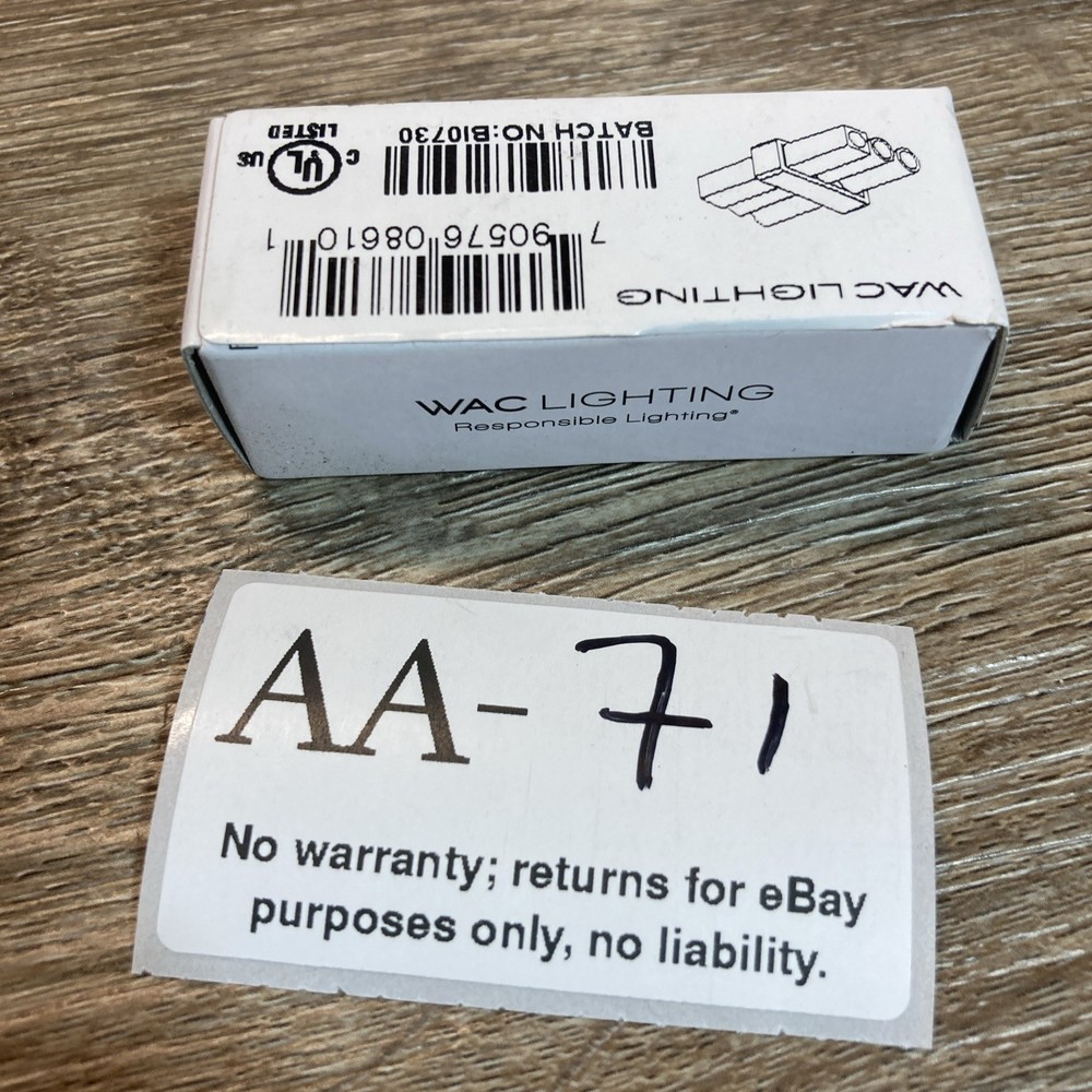 WAC lighting BA-I-WT Shock Proof I Connector For White Light