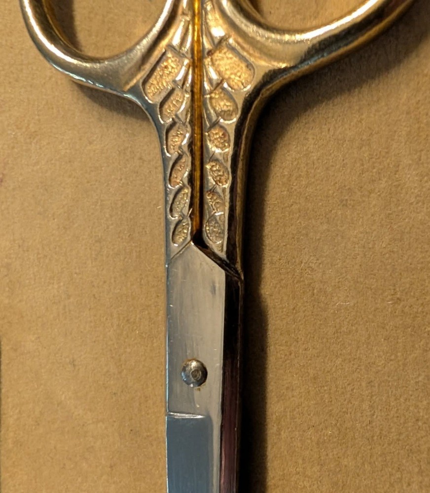 Solingen Dressmaker Shears German Gold Vintage