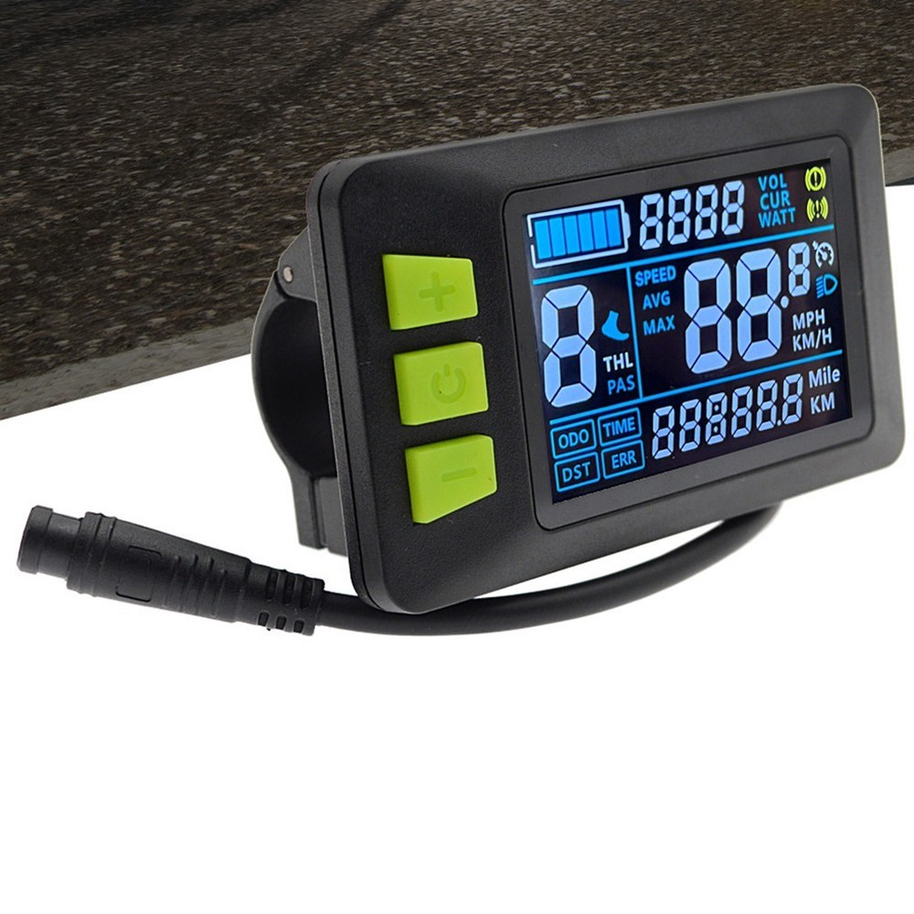 High Performance Electric Bicycle Color Screen Meter with Clear Data Output