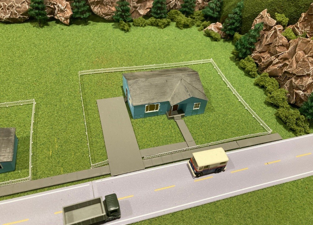 N Scale 1:160 Concrete Sidewalk Set
