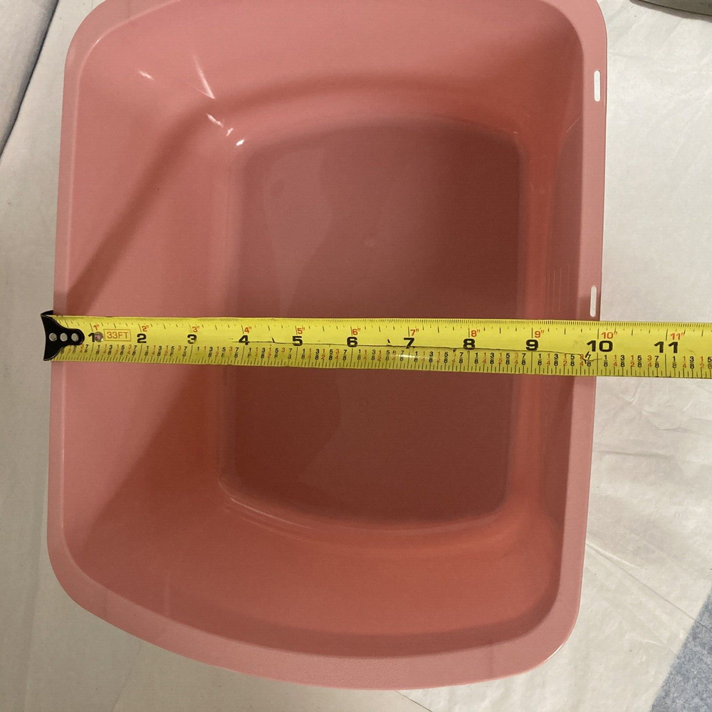 GMAX GP42004, Plastic Wash Basin, 7Quart, Rose Color, 50 per Case