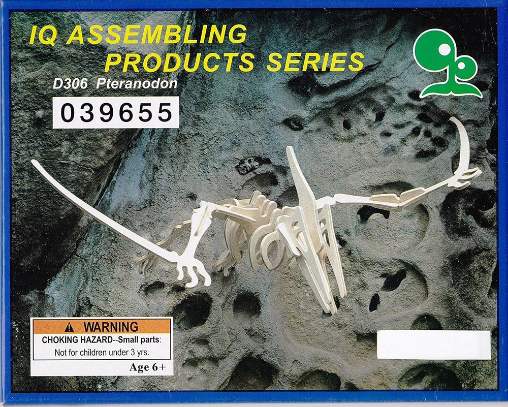 IQ Assembling Products Pteranodon DIY 3D Wooden Puzzle
