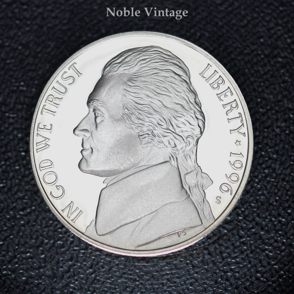 1996 S Proof Jefferson Nickel - From a Proof Set