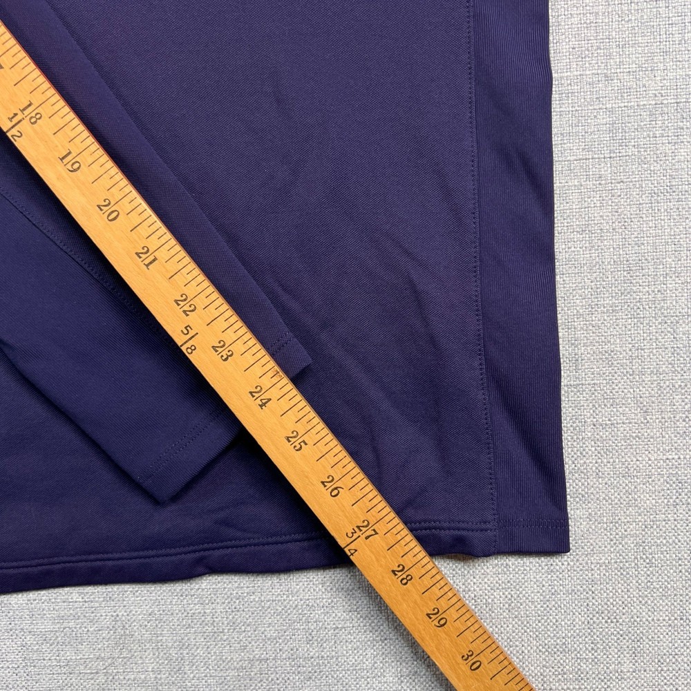 Greyson Siasconset 1/4 Zip Golf Pullover Men Medium Purple Stretch Performance