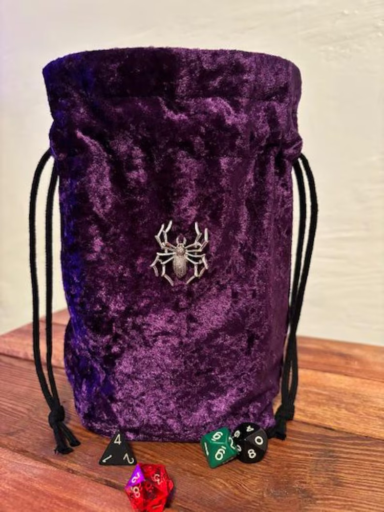Drow Priestess Dice Bag DND, RPG
