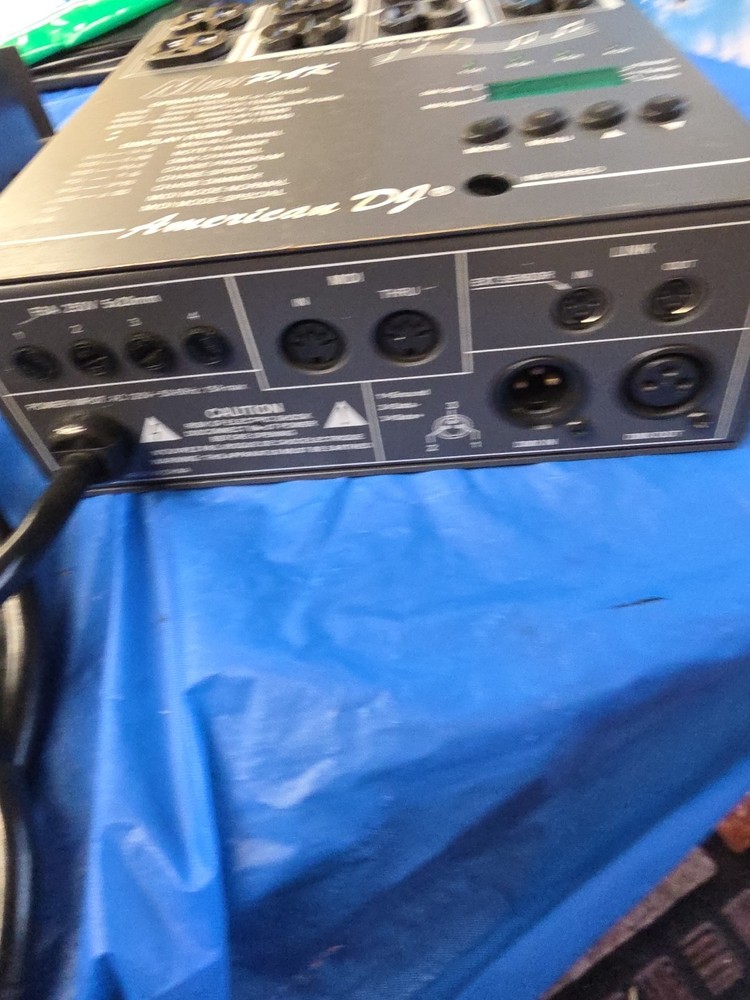 2 American dj Midipak 8 Stage light Switch Lot