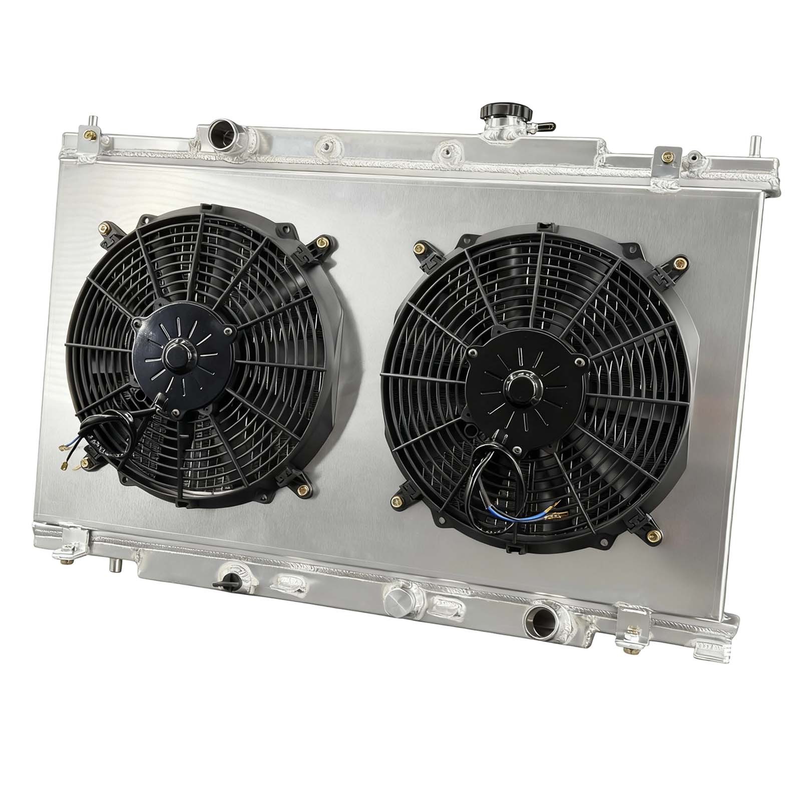 MT For Honda Element CR-V EX EX-L LX 2002-2006 Aluminum Radiator+Fan Shroud