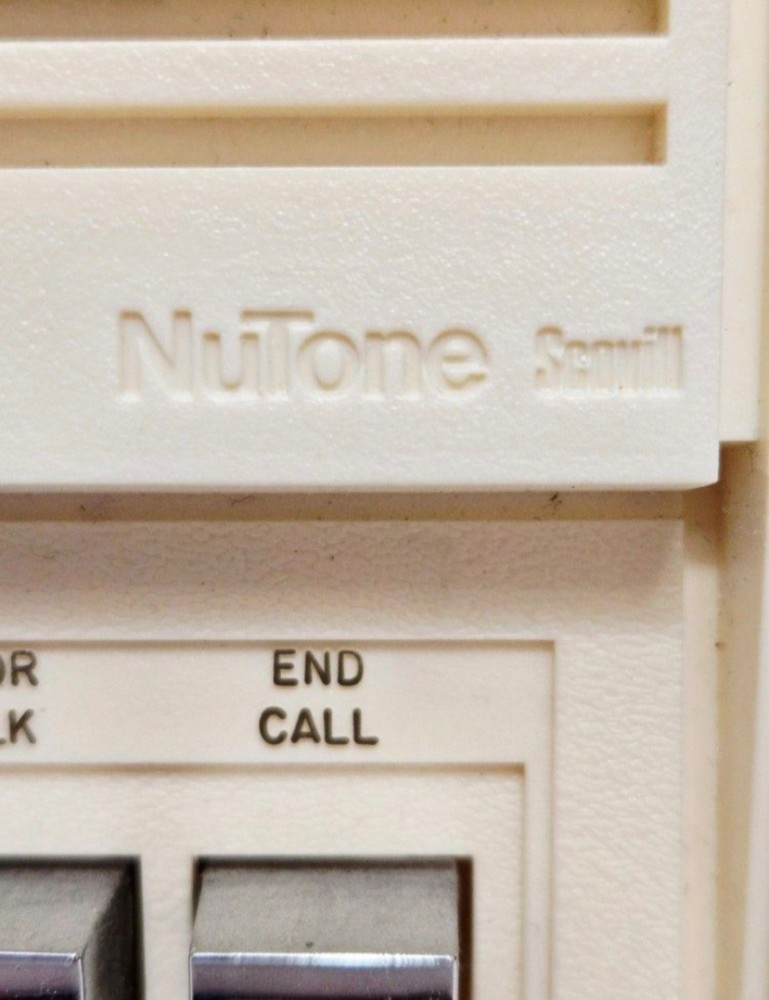 VTG Nutone Scovill Intercom Speaker & Metal Wall Insert E1170 * Read