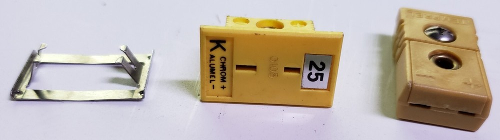K-Type Thermocouple Coiled Wire Kit KALESTEAD Panel Mount Connector & Extension