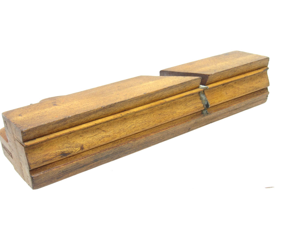 FF NICE COMPLEX MOLDING PLANE SINGLE BOXED MARKED W DIBB YORK T12243