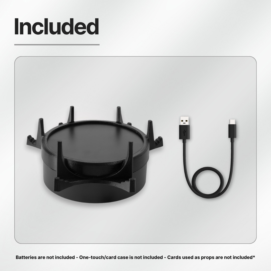 Sports Trading Card Rotating Display - Adjustable Speed Spinning Stand Holder