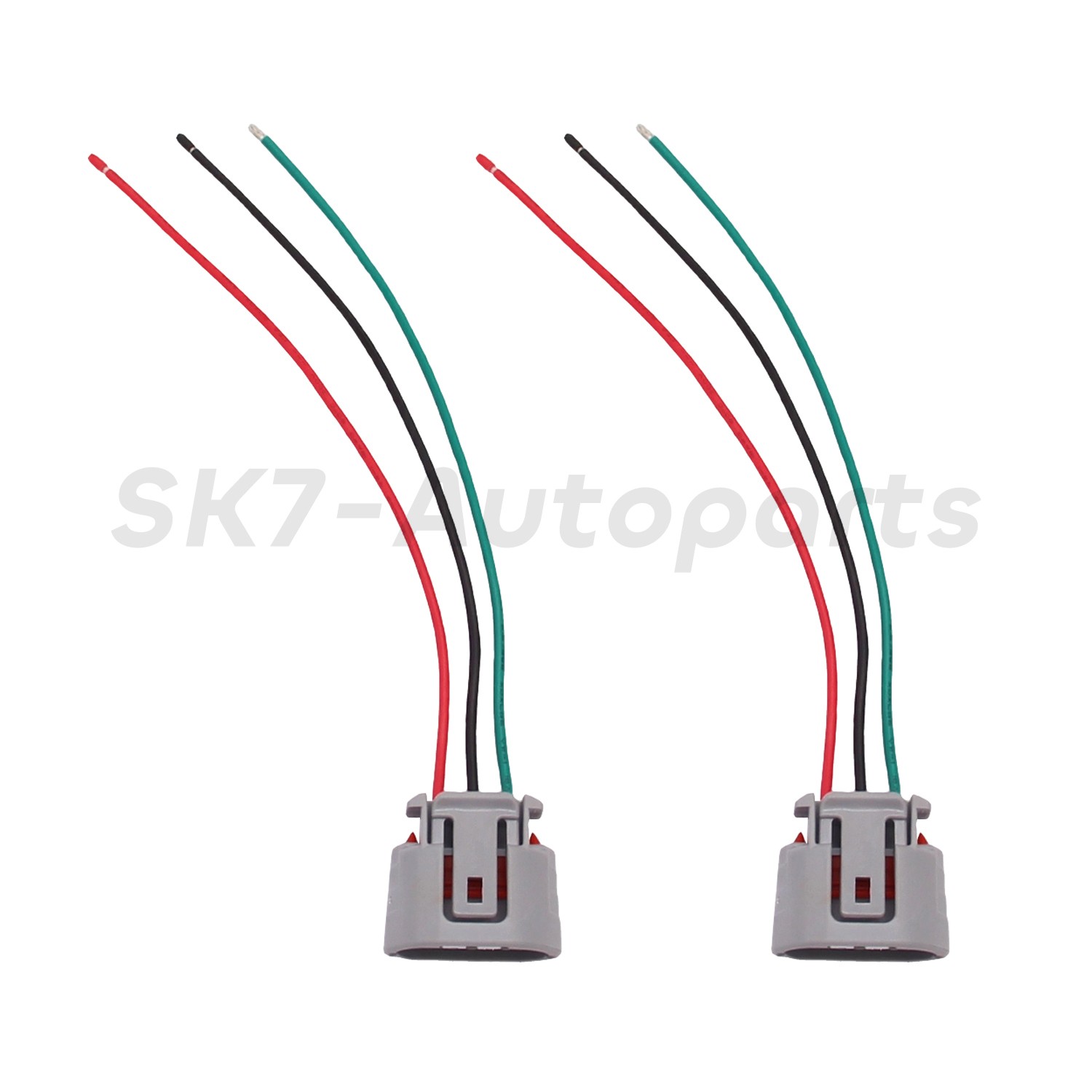 For 90980-11349 TOYOTA 3 Pin Alternator Wiring Connector Pigtail Plug Socket ×2