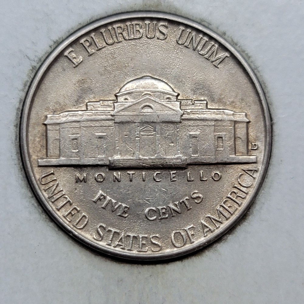 1940 D Denver Mint Jefferson Nickel 13120