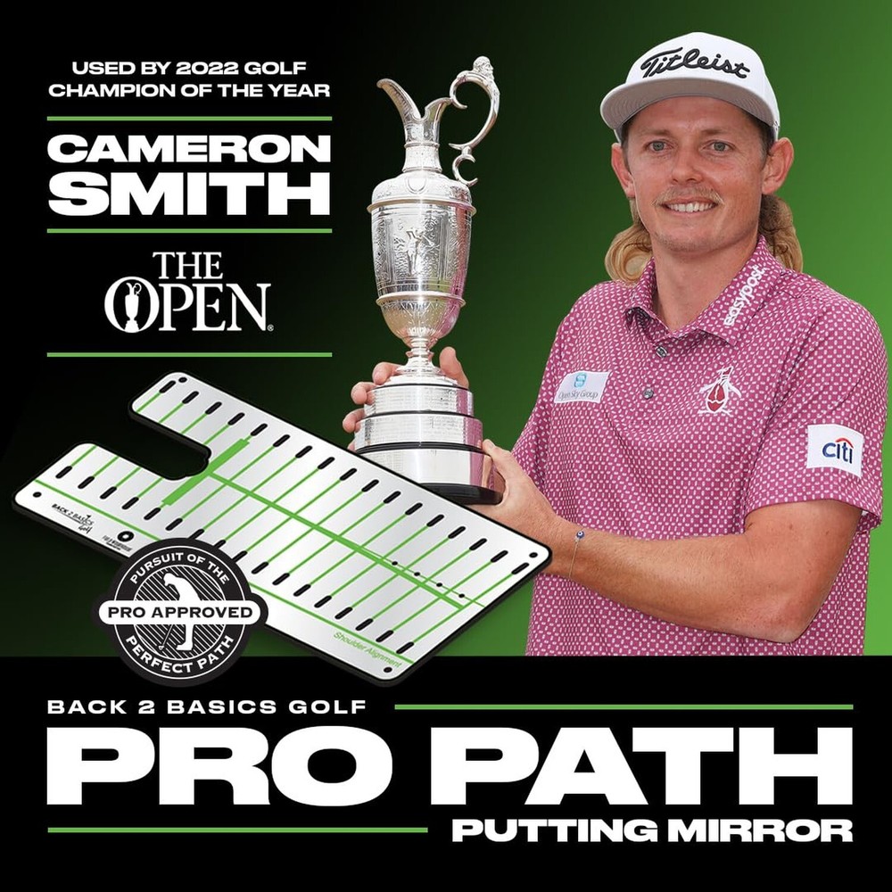 Maximize Your Golf Game: Pro Path Putting Mirror - Portable Training Aid - Pe...